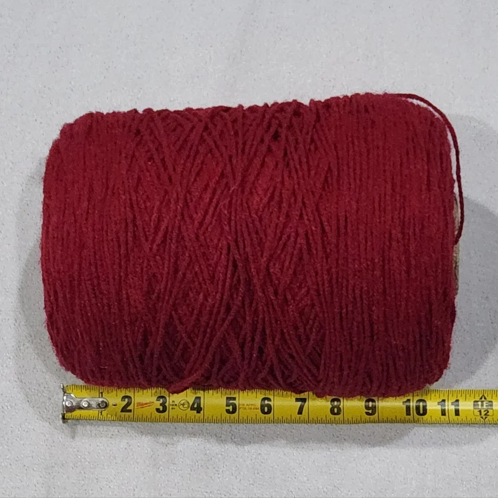 Red Yarn Cone - Picture 3 of 4